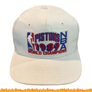 Vintage 1989 Detroit Pistons Champs Sports Specialties Snapback Hat